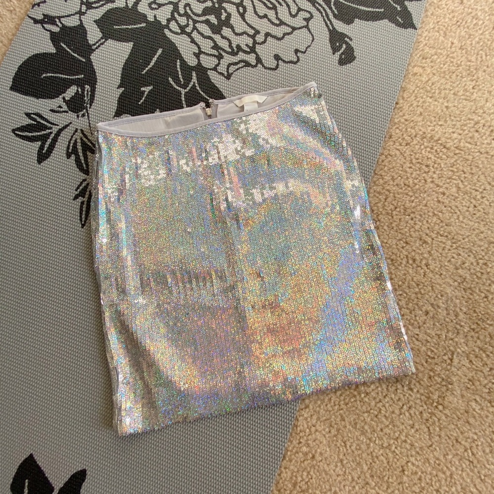 H&M Sequin Skirt